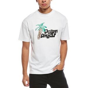 Palm Angels Mens  Sketchy Classic T-Shirt, White